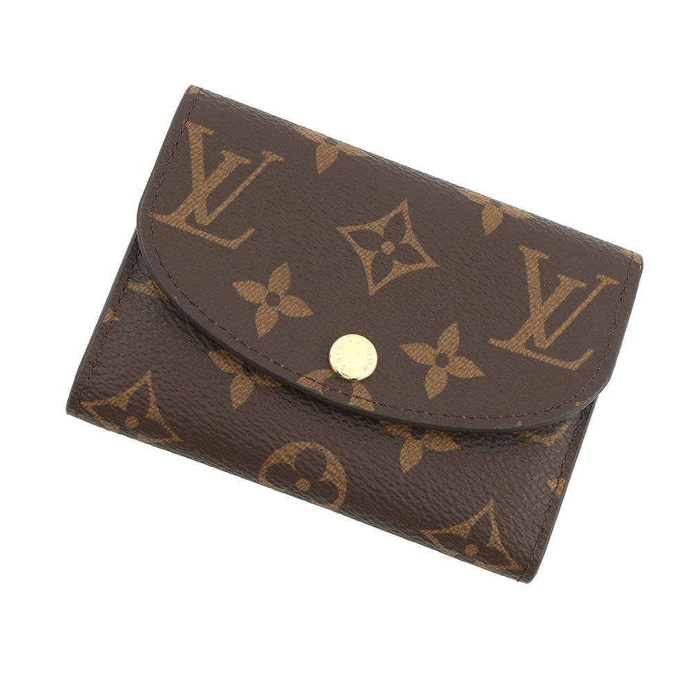 Louis Vuitton Monogram Portemonnaie Rosalie coin case Wallet Purse